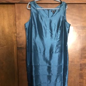Dana Kay turquoise cocktail dress size 18
